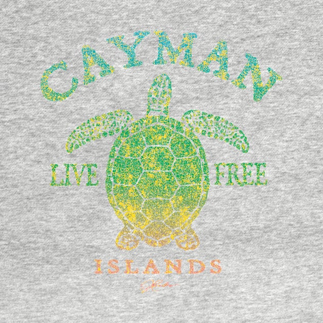 Cayman Islands Live Free Sea Turtle by jcombs